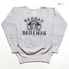 DUBBLE WORKS Lot 82001 FRONT GUSSET SETIN SLEEVE SWEAT SHIRTS BAHAMAS画像