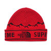 Supreme × THE NORTH FACE 18FW Fold Beanie RED画像