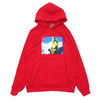 Supreme × THE NORTH FACE 18FW Photo Hooded Sweatshirt RED画像