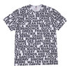 COMME des GARCONS MENS TYPOGRAPHY TEE WHITE画像