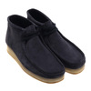Clarks Wallabee Boot Dark Blue Suede 26135225画像