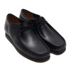 Clarks Wallabee Black Leather 26103756画像