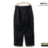 salvy; BIZEN No1 TWILL BELTED WIDE TROUSERS SV06-84U19A画像