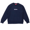 Supreme 18FW Box Logo Crewneck NAVY画像