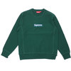 Supreme 18FW Box Logo Crewneck DARK GREEN画像