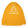 HUF ESSENTIALS TT L/S TEE MINERAL YELLOW画像