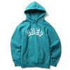 OBEY BASIC PULLOVER HOOD FLEECE "OBEY NEW WORLD" (TEAL BLUE)画像