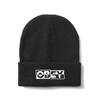 OBEY DOWNBEAT BEANIE (BLACK)画像