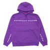 Supreme 18FW Text Stripe Hooded Sweatshirt VIOLET画像