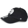 '47 Brand TORONTO RAPTORS CLEAN UP STRAPBACK BLACK WHITE K-RGW28GWSNL-BKF画像