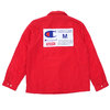 Supreme 18FW Champion Label Coaches Jacket RED画像