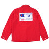 Supreme 18FW Champion Label Coaches Jacket RED画像