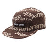 Supreme 18FW Harris Tweed Camp Cap BROWN画像