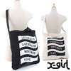 X-girl WAVE LOGO 2WAY TOTE 5191002画像