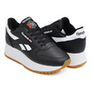 Reebok CL LTHR DOUBLE EF BLACK / WHITE / PRIMAL RED DV3631画像