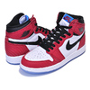 NIKE AIR JORDAN 1 HIGH OG GS SPIDER-MAN "ORIGIN STORY" gym red/black-white-photo blu 575441-602画像