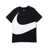 NIKE AS M NSW TEE HBR SWOOSH 1 BLACK/WHITE AR5192-010画像