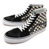 VANS BLUR CHECK SK8-HI BLACK/CLASSIC WHITE VN0A38GEVJM画像