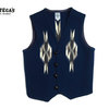 Ortega's REGULAR FRONT WOVEN VEST/navy/size 38画像