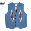 Ortega's REGULAR FRONT WOVEN VEST/light blue/size 40画像