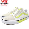 VANS Old Skool True White/Sunny Lime Color Block VN0A38G1VR3画像