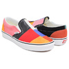 VANS CLASSIC SLIP-ON (PATCHWORK) MULTI / TRUE WHITE VN0A38F7VMF画像