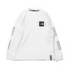 THE NORTH FACE L/S BOX LOGO WHITE NT31965-W画像