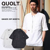 quolt GAUZE ZIP-SHIRTS 901T-1302画像
