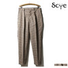 Scye ガンクラブチェック トラウザーズ 1119-81042画像