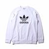 adidas Originals TREFOIL CREW WHITE DV1544画像