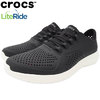 crocs LITERIDE PACER Black/White 204967画像