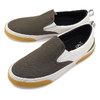 SLACK CALMER ES SLIP-ON ORIVE GREEN/WHITE/GUM SL1492-562画像