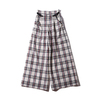 atmos pink チェック ワイドパンツ IVORY 19SS-AT03-IVR画像