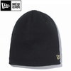 NEW ERA Basic Beanie Cotton Blend BLACK/METALLIC GOLD 11099947画像