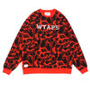 WTAPS DESIGN CREW NECK COLLEGE/SWEATSHIRT ORANGE 182ATDT-CSM03S画像