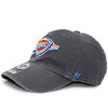 '47 Brand OKLAHOMA CITY THUNDER CLEAN UP STRAPBACK CHARCOAL GREY NR-K-RGW21GWS-CC画像