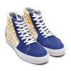 VANS SK8-HI BMX CHECKERBOARD BLUE/YELLOW VN0A38GEU8I-U画像