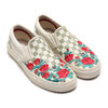 VANS CLASSIC SLIP-ON ROSE EMBROIDERY MARSHMALLOW/TURTLEDOVE VN0A38F8QF9-U画像
