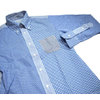 INDIVIDUALIZED SHIRTS L/S STANDARD FIT B.D. CRAZY CHECK MULTI SHIRTS crazy check:white x blue x black画像
