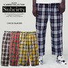 Subciety CHECK SLACKS 109-01416画像