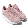 Reebok CL LTHR DOUBLE EF SMOKY ROSE/WHITE DV3628画像
