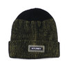 STUSSY RUBBER PATCH TWO TONE BEANIE YELLOW画像