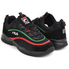 FILA RAY NUBUCK BLACK / RED / GREEN F5072-3110/FS1SIA3110X-BGN画像