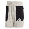 adidas M THE PACK COLOR BLOCK SHORT RAW WHITE/BLACK DU1155画像