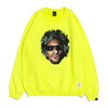 APPLEBUM Psycho Crew Sweat NEON YELLOW画像