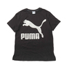 PUMA CLASSICS LOGO TEE COTTON BLACK 579047-01画像