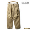 CAL O LINE 2TUCK CHINO TROUSERS CL191-101画像
