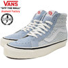 VANS Sk8-Hi 38 DX OG Light Blue/White/Warp Check Anaheim Factory VN0A38GFVSG画像