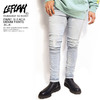 LEFLAH PAINT BLEACH DENIM PANTS -BLUE-画像