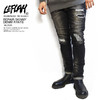 LEFLAH REPAIR SKINNY DENIM PANTS -BLACK-画像